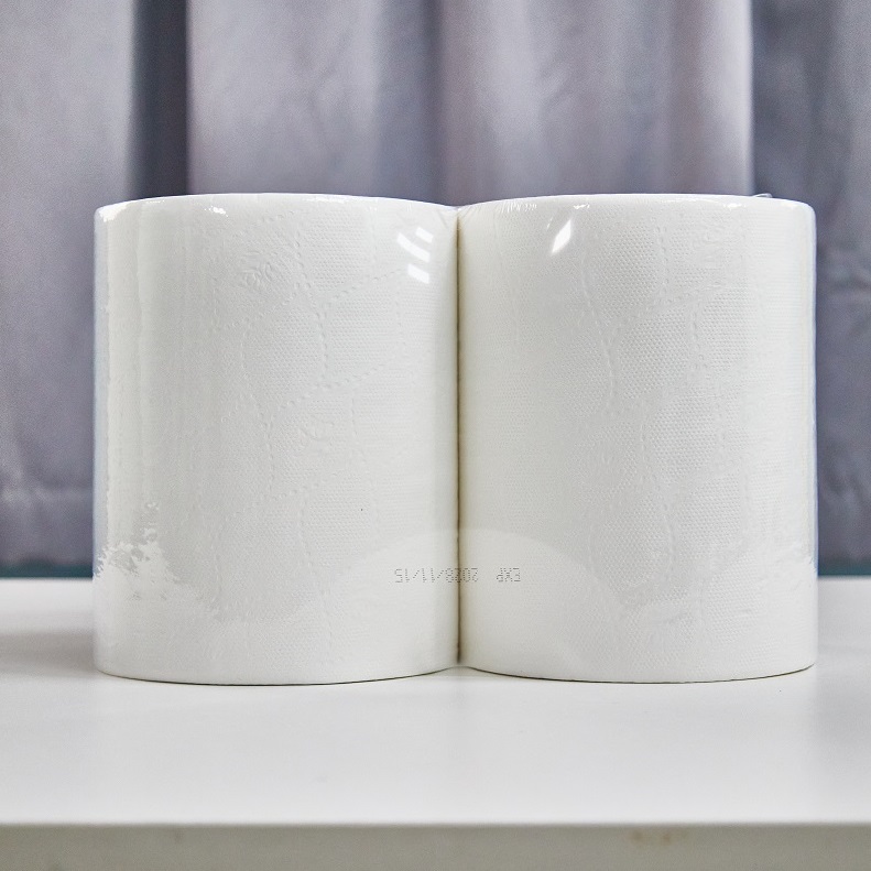 Virgin Wood Pulp White Paper Towel Roll